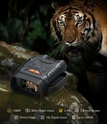 Lornetka noktowizyjna 800m zasięgu z podczerwienią 4k ultra HD 4'7 