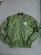 Kurtka flek bomber ocieplana Castrol w rozmiarze L