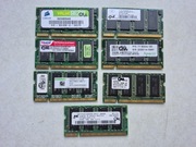 Pamięć laptop 256MB DDR PC2700 PC2100 MIX