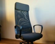 MARKUS Krzesło biurowe, Vissle ciemnoszary, IKEA