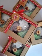 Box prezentowy świąteczny / mydełka glicerynowe Handmade/ upominek 