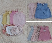 Paka ubrań 36 elementów dla dziewczynki rozmiar 74 H&M coccrodillo primark