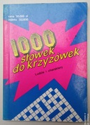 1000 słówek do krzyżówek. Ludzie i charaktery J. Łucyk