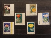 Znaczki Niemcy NRD 1974 flora kaktusy 