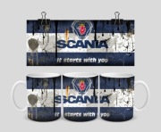 Kubek z nadrukiem SCANIA prezent logo 330ml
