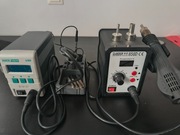 Zestaw: QUICK 202D Stacja lutownicza + HOT AIR Zaoxin 858D