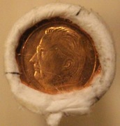 1 EURO CENT 1999 BELGIA - ALBERT II - ORYGINALNA ROLKA BANKOWA 50 SZT