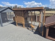 Kurnik dla kur  z wolierą 