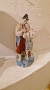 FIGURA RZEŹBA porcelana para zakochanych "Noc Majowa" z Płonne vintage CCCP
