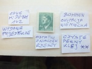 znaczki Mi 142 ostatni BOHMEN 1945r. HITLER Niemcy Rzesza czyste **