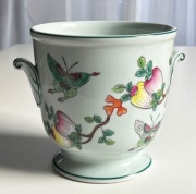 Żardiniera wazon Osłonka cachepot orientalna chinoiserie motyle "cooler"