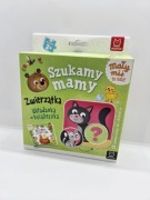 Mały miś to lubi! Szukamy mamy Zwierzątka Układanka + książeczka