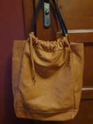 Torba pomarańczowa skórzana marki Mongrei