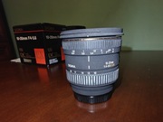 Sprzedam obiektyw szerokokątny  SIGMA 10-20mm  F4-5.6  EX DC wraz filtrem.