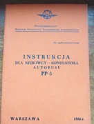 Instrukcja dla kierowcy - konduktora autobusu