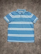 Lacoste Polo Koszulka Paski Niebieska Regular Fit Bawełna 3XL