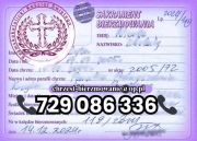 Od Ręki - Zaświadczenie dla chrzestnych / Bierzmowanie / Spowiedź