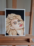 Obrazek komiksowy kobieta 30x40cm