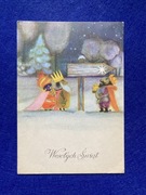 Leonia Janecka Pocztówka Boże Narodzenie Wesołych Świąt