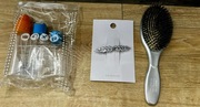 Grzebień Combi, nowa spinka do włosów, zestaw podróżny w dobrym stanie