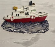  Ceramiczny magnes na lodówkę SPINALONGA Grecja Kreta Heraklion Sitia  6