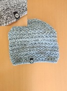 damska  męska czapka  beret nakrycie głowy melanż