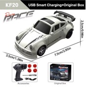 RC Drift Samochód 1:64 4WD Zdalnie Sterowany Mini GTR Wyścigowy