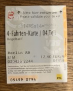 Bilet ZTM Berlin Niemcy metro U-Bahn S-Bahn