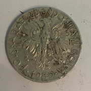 5 złotych - 1959 rok