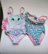 Strój kąpielowy 2szt dziewczynka kraina lodu