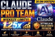CLAUDE PRO TEAM PLAN – 30 DN | DOSTAWA EKSPERSOWA