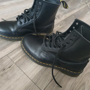 DR.MARTENS  __ BOTKI CZARNE SKÓRZANE GLANY_BDB__ 39