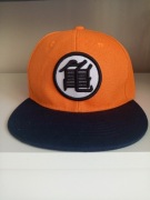 Nowa Czapka Dragon Ball Z Snapback | Symbol Kame Żółwia Pomarańczowo-Czarna