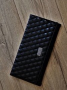 Czarna pikowana torebka kopertówka na wesele nowa