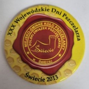 XXX Wojewódzkie Dni Pszczelarza Świecie 2013 otwieracz-magnes