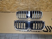 BMW X1 U11 Grill Atrapa RADAR Satyna Chrom czarny