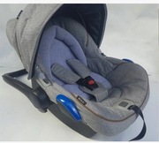 Pokrowiec na fotelik samochodowy Kity 0-13 kg kolor szary