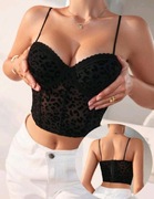 Koronkowy top biustonosz 