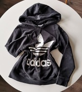 Bluza Adidas Originals czarna z kapturem i logo roz. 36