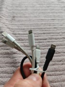 Zestaw kabli do iPhone USB/USB-C - Lightning