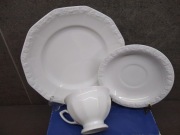 Zestaw filiżanka Rosenthal Biała Maria Classic Rose