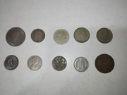 Monety. Zestaw 4. Stan różny.