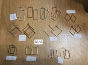 Prostokąty i romby do biżuterii zawieszki geometryczne baza  