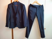 Dwuczęściowy garnitur Recman Pres granatowy SSF 176/96/82