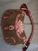 Torebka skórą naturalna Mazzini. 