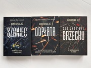 Agnieszka Jeż 3 książki Szaniec, Odpłata, Kto jest bez grzechu