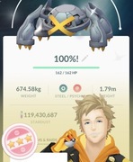 ZŁAPANIE 1x 100% iv Shundo Shiny CD POKEMON GO 