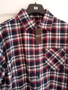 Man Nowa Gruba Ciepła Flanelowa Koszula Męska Rozmiar XL 
