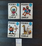 3261-3264 3261-64 Świat ilustracji Edwarda Lutczyna 1992 r.