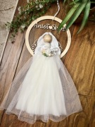 Anioł ręcznie robiony pamiątka komunijna 45 cm Pierwsza Komunia Anioł Stróż